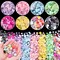 TINKRSTUFF Assorted 400PCS 8 Mixed Colors Acrylic Beads for Bracelet Making, Flower Bow Butterfly GummyBear Aesthetic Bracelet Charms,Cute Beads for Jewelry Making DIY Necklace Keychain Phone Charm